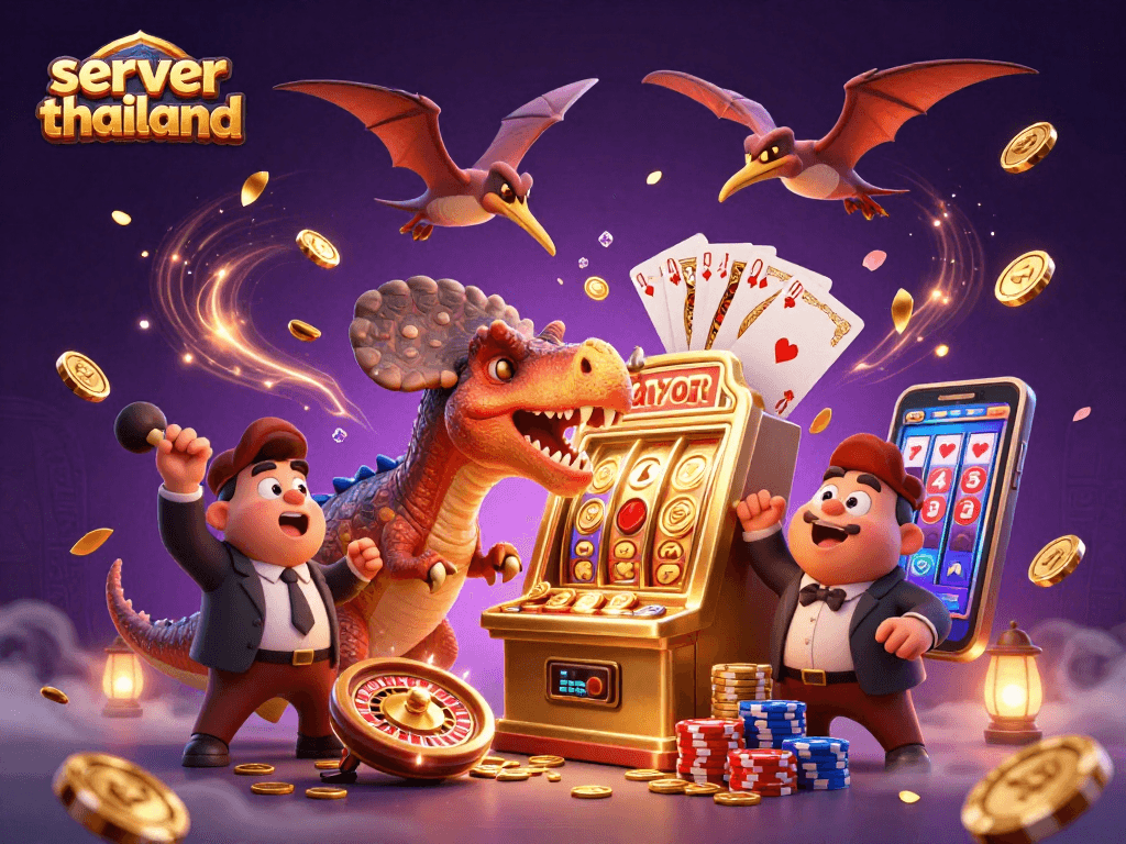 Server Thailand: Experience the excitement of jackpot wins with dynamic 3D casino illustrations.