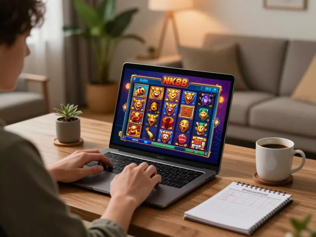 Play thrilling slot games on NK88 com from the comfort of your home, featuring engaging visuals and gaming strategies.