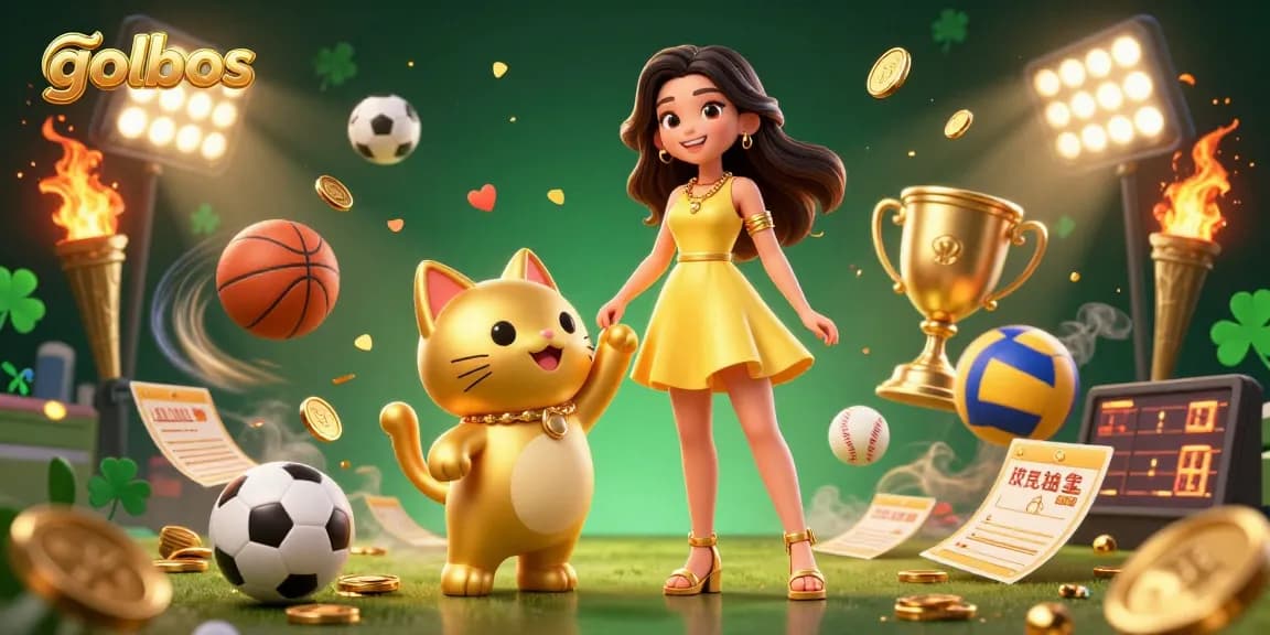 Experience thrilling sports betting excitement at golbos with dynamic game elements and a cheerful mascot