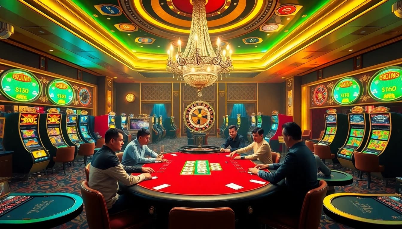 Experience the excitement of demo pg soft with players winning at casino tables and slot machines.