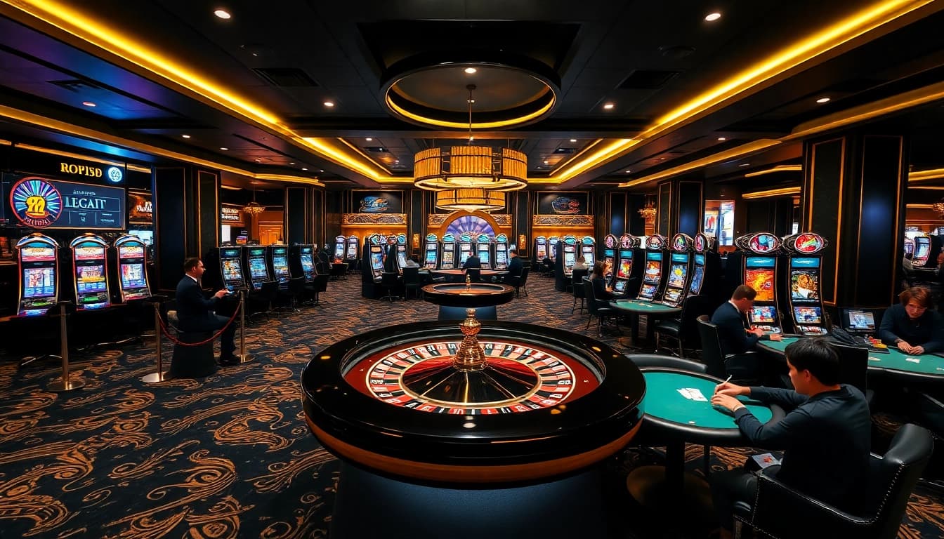 Engaging players at the casino with a vibrant atmosphere at https://dh88.video/ showcasing excitement and professionalism.