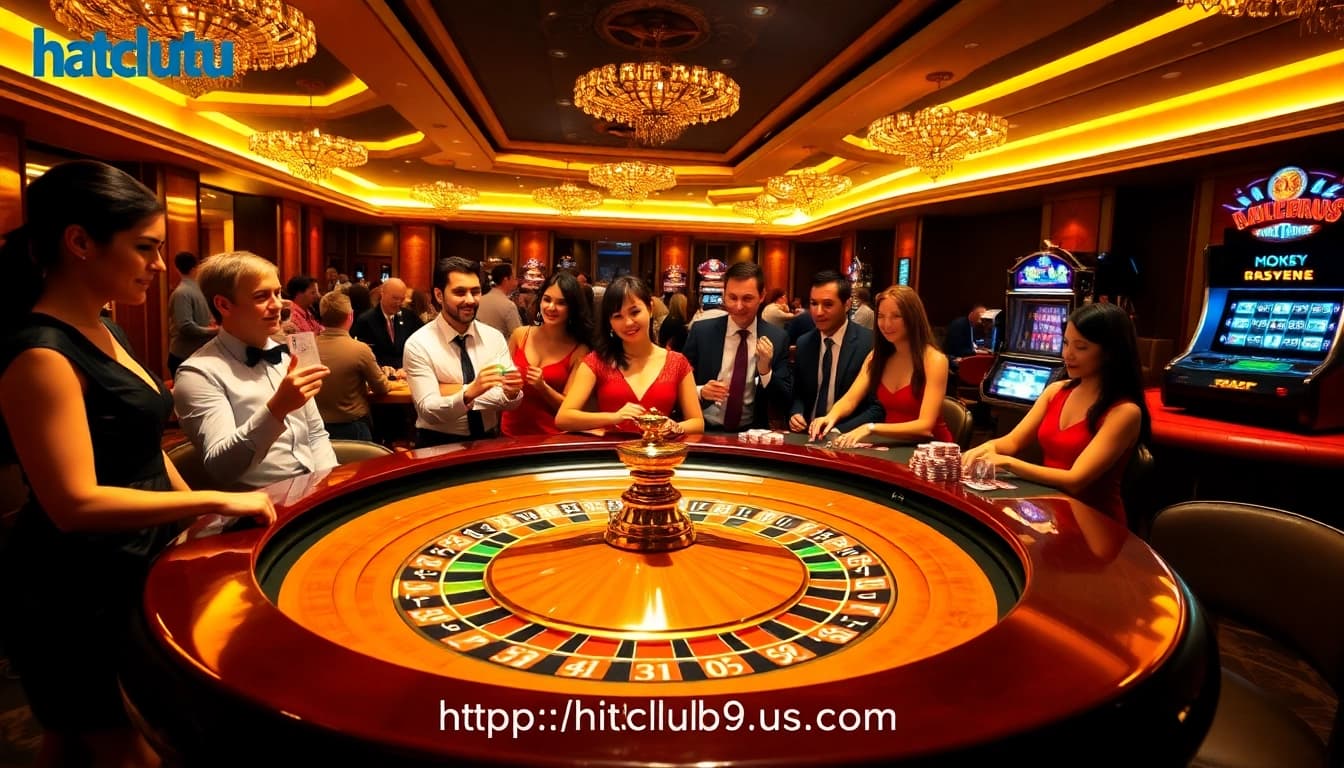 Engage in thrilling gameplay at Hit Club with exciting casino action and vibrant atmosphere.