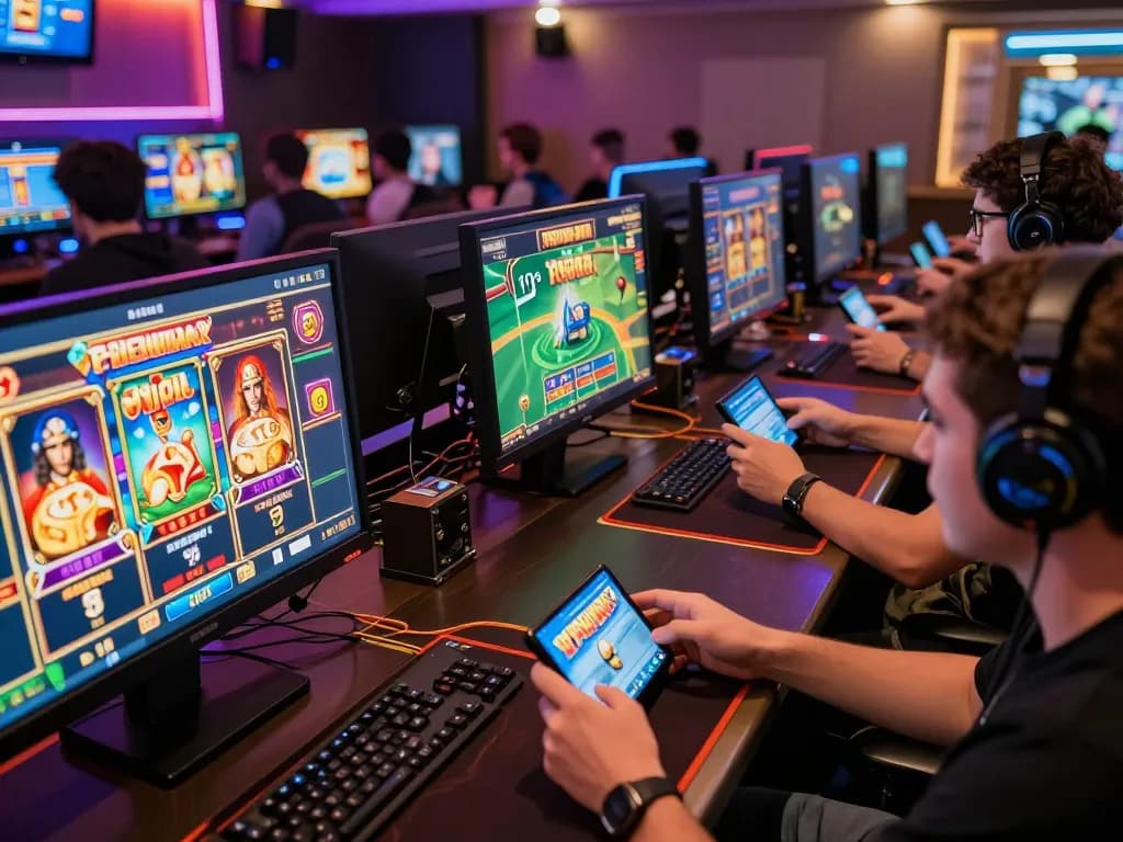 Enthusiastic players engaging on https://sc88e.com/ mobile gaming platform, showcasing vibrant online betting atmosphere.