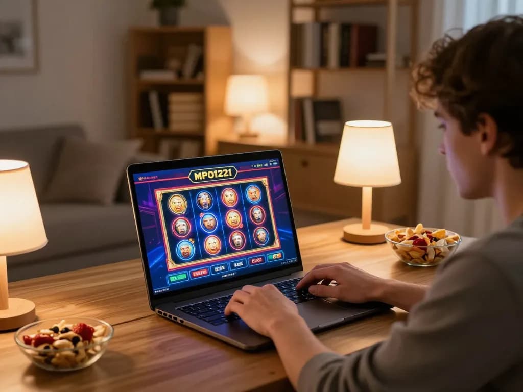 Pemain MPO1221 menikmati permainan slot online yang mendebarkan, menciptakan suasana permainan yang menarik di rumah.