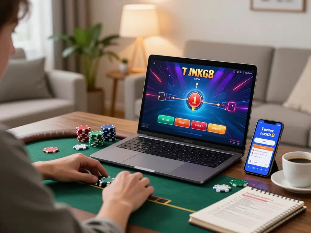 Engaging online poker gaming experience at Trang chủ Luck8 with cozy home atmosphere.