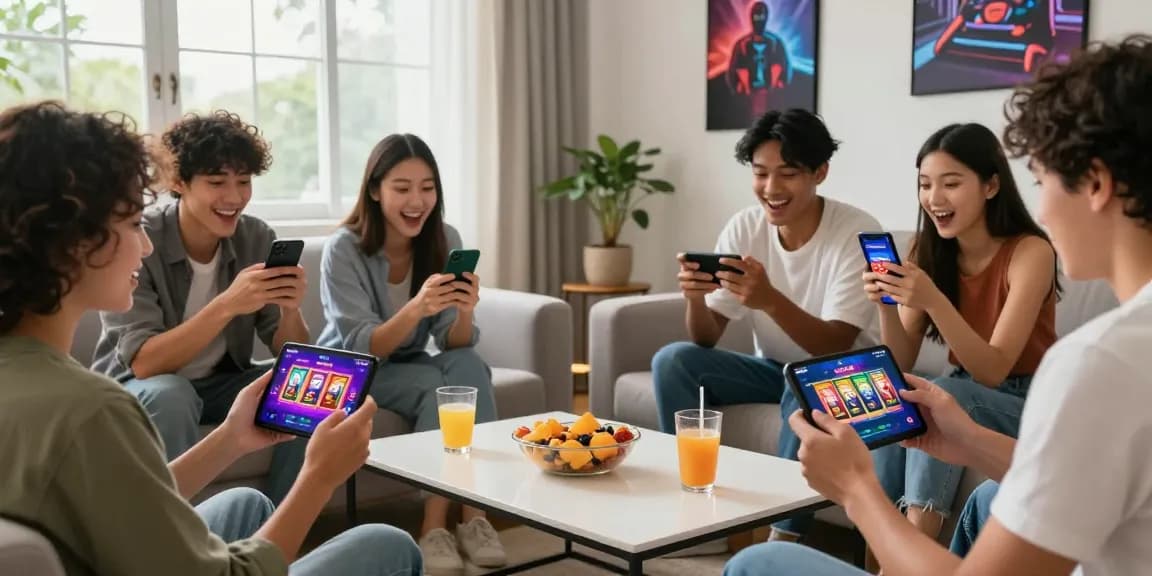Pengalaman bermain di platform terjun4d dengan teman-teman, menampilkan kegembiraan saat memainkan permainan Toto 4D.