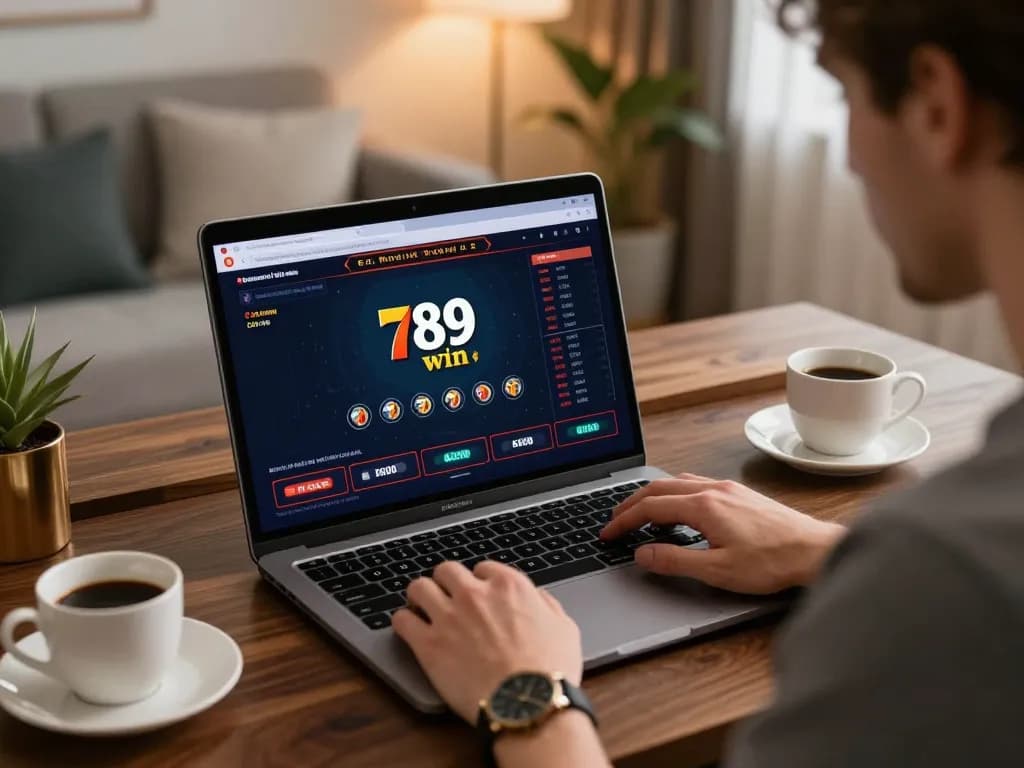 Experience betting thrill with 789 win online casino gameplay at home.