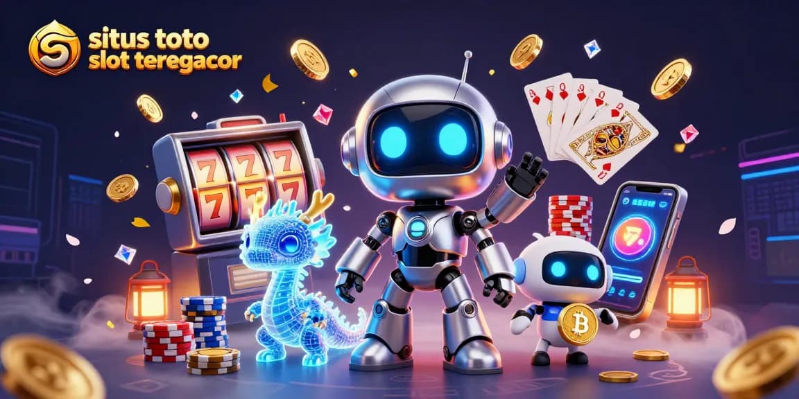 Catch the excitement at situs toto slot tergacor with this vibrant illustration of engaging casino elements and characters.