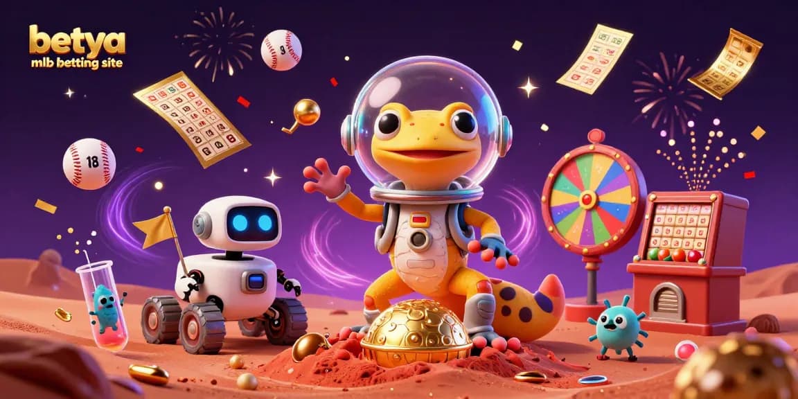 Engage with the thrilling betya mlb betting site as a Martian gecko discovers golden treasures.