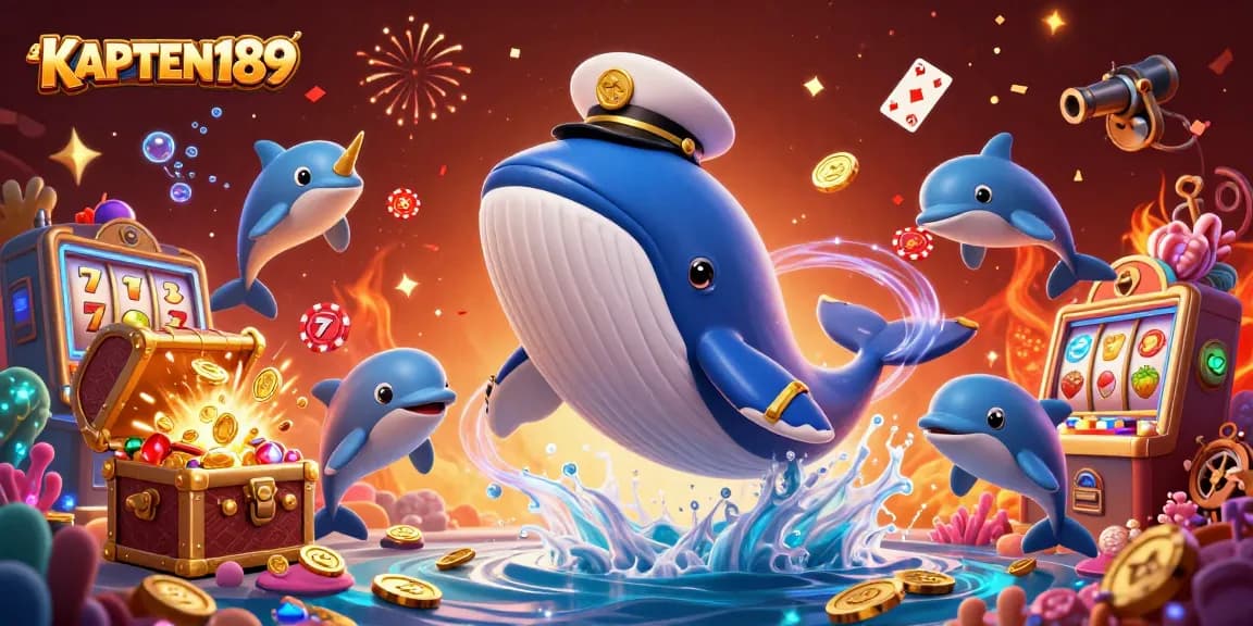 KAPTEN189 membangun momen kemenangan dalam dunia slot online dengan ilustrasi mengesankan.