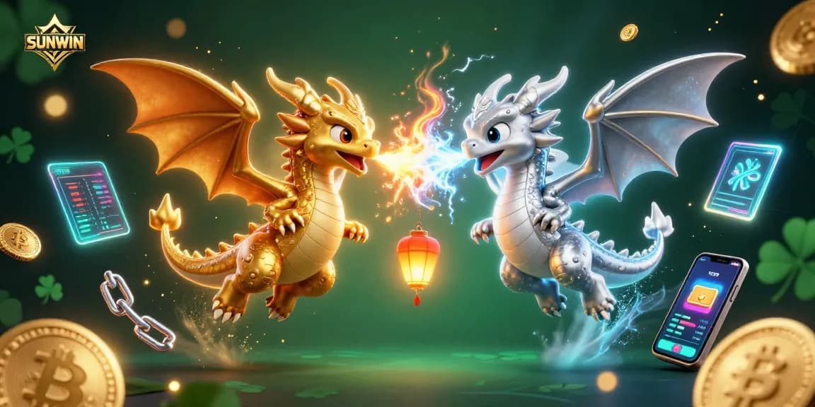 SUNWIN enhances player experience with thrilling dragon flight graphic, capturing the excitement of gaming.