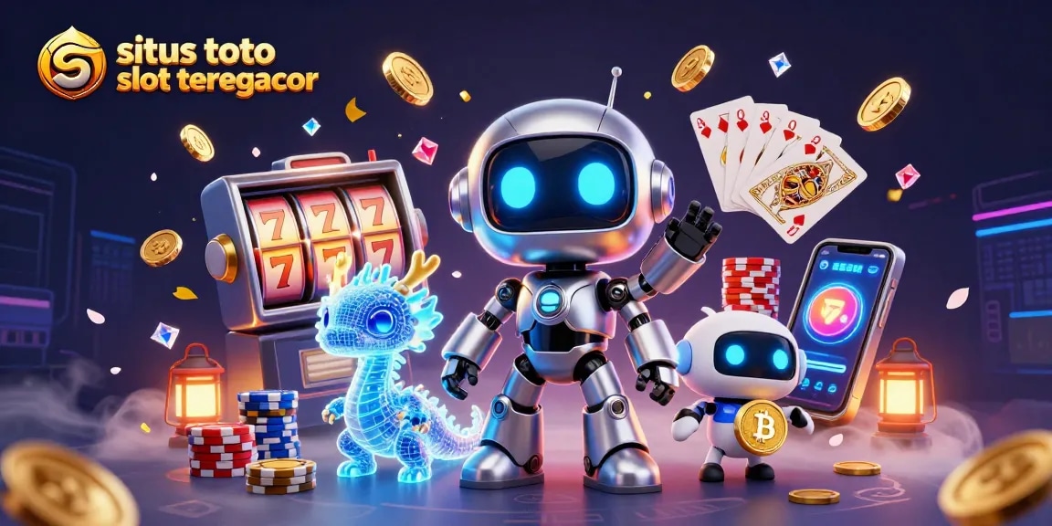 Catch the excitement at situs toto slot tergacor with this vibrant illustration of engaging casino elements and characters.