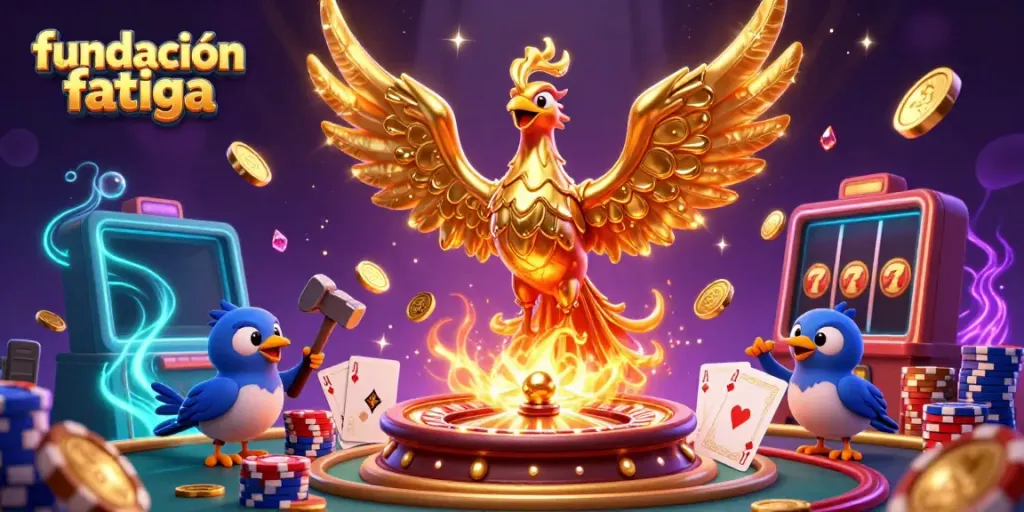 Experience thrilling gameplay with fundacionfatiga's molten phoenix and casino treasures.