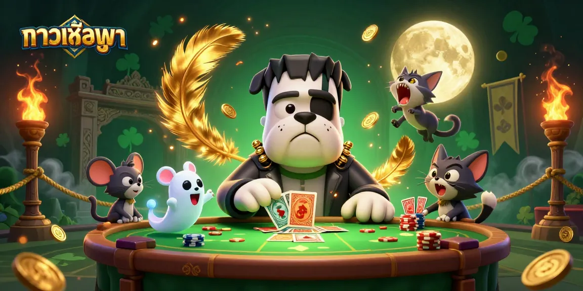 Experience excitement at the table with the lively ทางเข้ายูฟ่า gaming scene featuring unique characters.