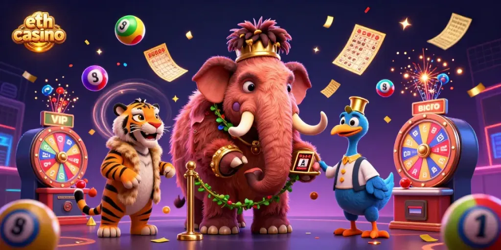 Experience the excitement of eth casino with vibrant characters and dynamic games.