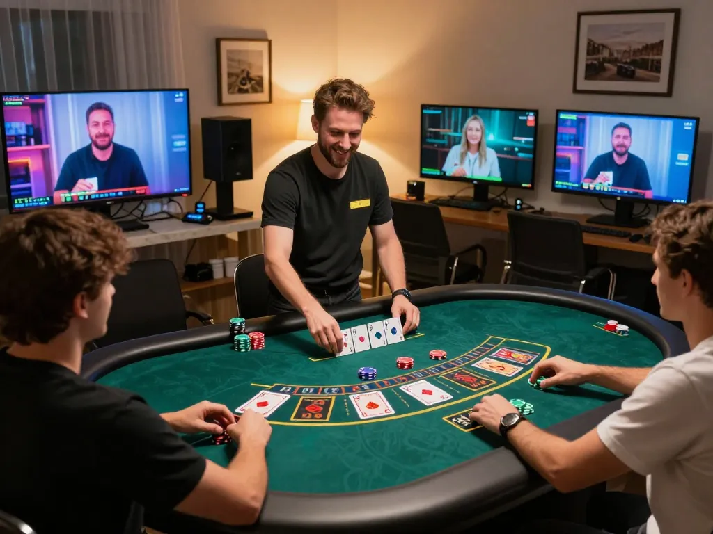 Players enjoying blackjack at 9bet online casino, showcasing interactive gameplay experience