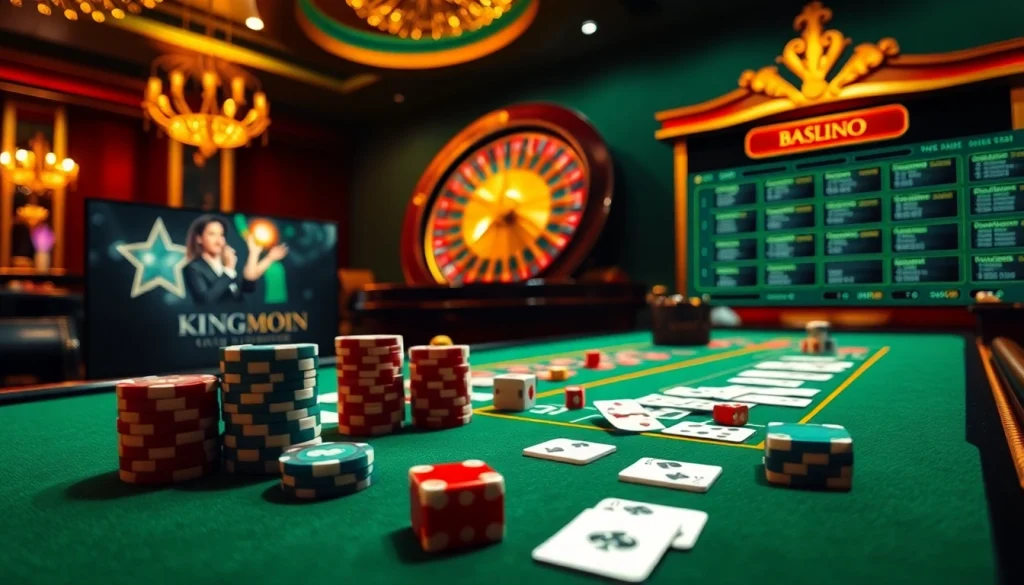 Experience thrilling gaming with poker chips and roulette at https://king88b.us.com/.