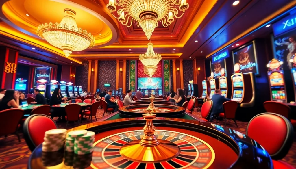 Experience the thrill of Xin88 with vibrant casino games and exciting betting options.