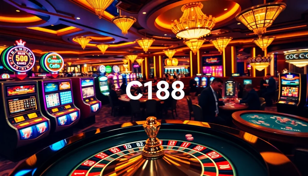 Thrilling casino action at C168 with roulette and poker excitement.