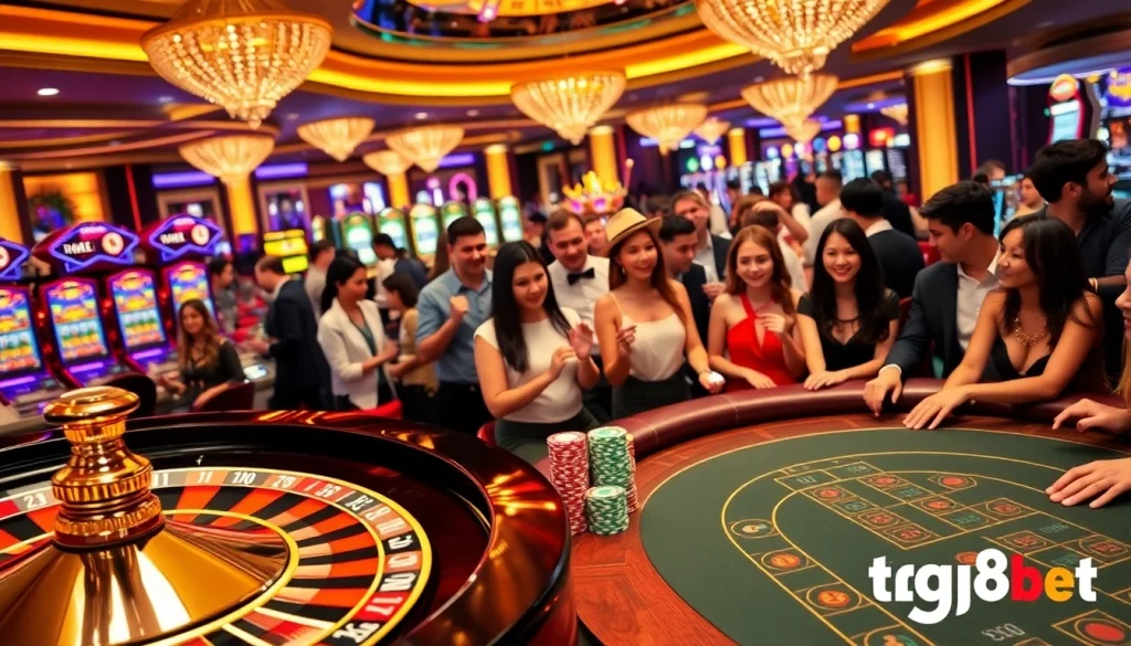 Experience excitement at tg88 bet with vibrant casino tables and engaging gamers.