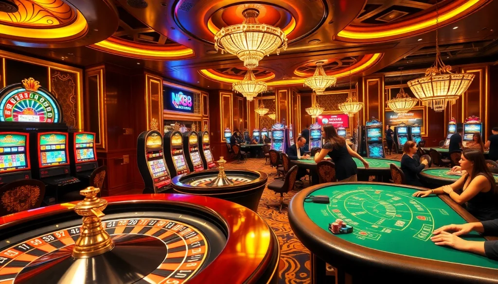 Experience thrilling gameplay at https://nk88s.com/ with high-stakes roulette and vibrant slot machines.