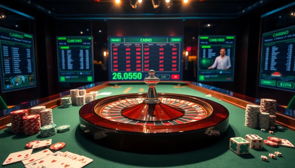 Nhà cái uy tín presenting dynamic poker chips betting action at an upscale casino table