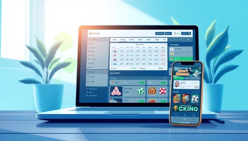OKATM online betting platform showcasing user-friendly interface and security features