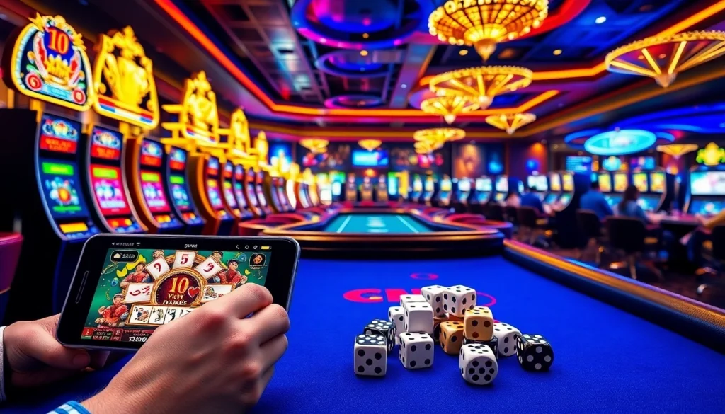 Raja luck players engaging in a vibrant online casino experience filled with exciting games.