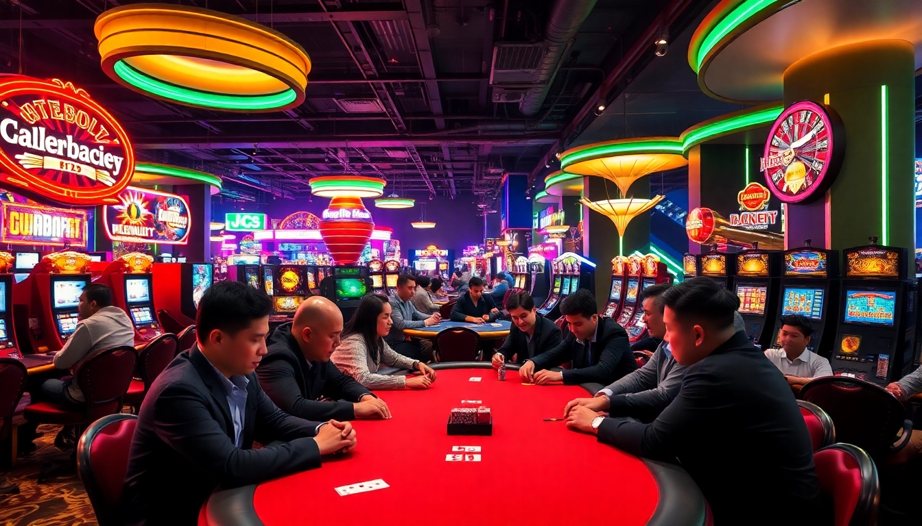Experience the excitement of the best online casino Malaysia with a lively gaming floor and engaged players.